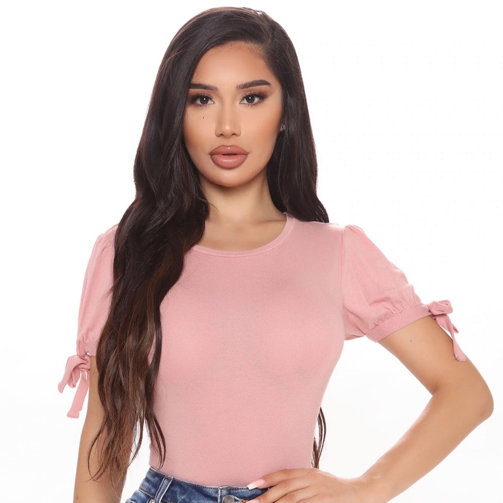 Not Ur Sweetheart Puff Sleeve Top- Mauve